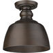 Holmes 1 Light 9.00 inch Flush Mount